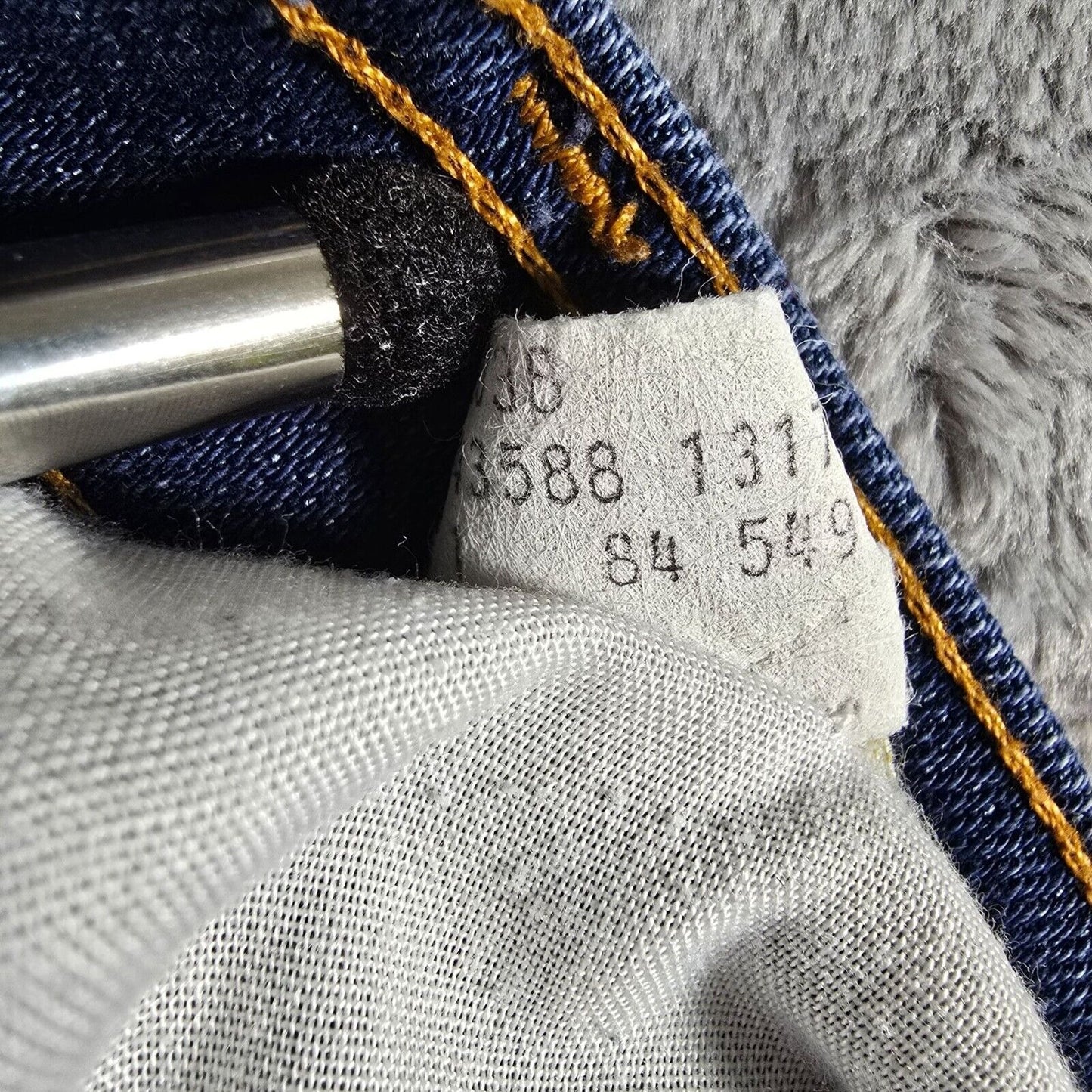 Vintage 1984 Levi's For Men USA Olympics Logo Orange Tab Blue Jeans (32x24)