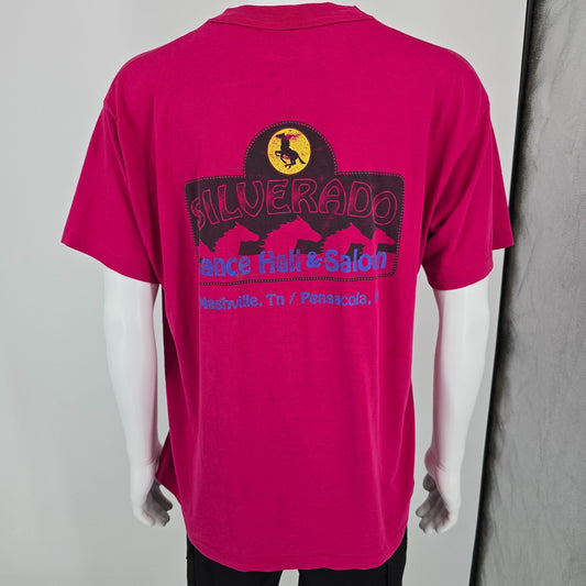 Vintage 1990s Silverado Dance Hall & Saloon Nashville/Pensacola T-Shirt (XL)