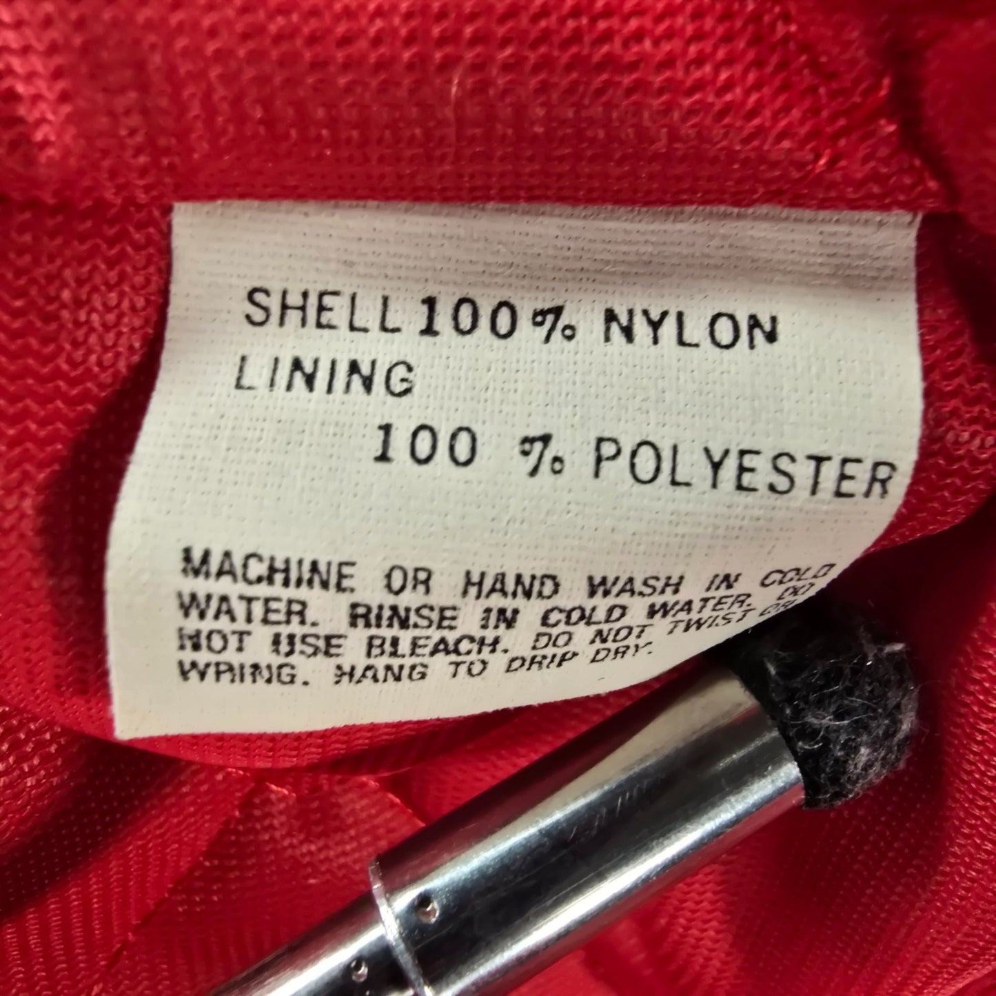 Vintage 1990s King Louie IGA Hometown Proud Nylon Satin Bomber Jacket (M)