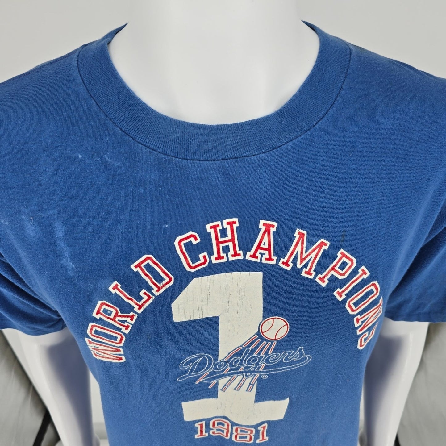 Vintage 1981 Artex MLB Los Angeles Dodgers World Series Champions T-Shirt (L)