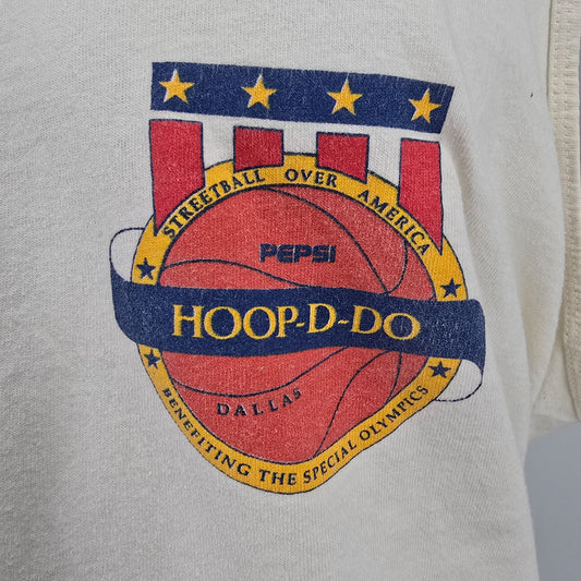 Vintage 1988 Pepsi Hoop-D-Do Dallas Texas Streetball Over America Tank Top (XL)