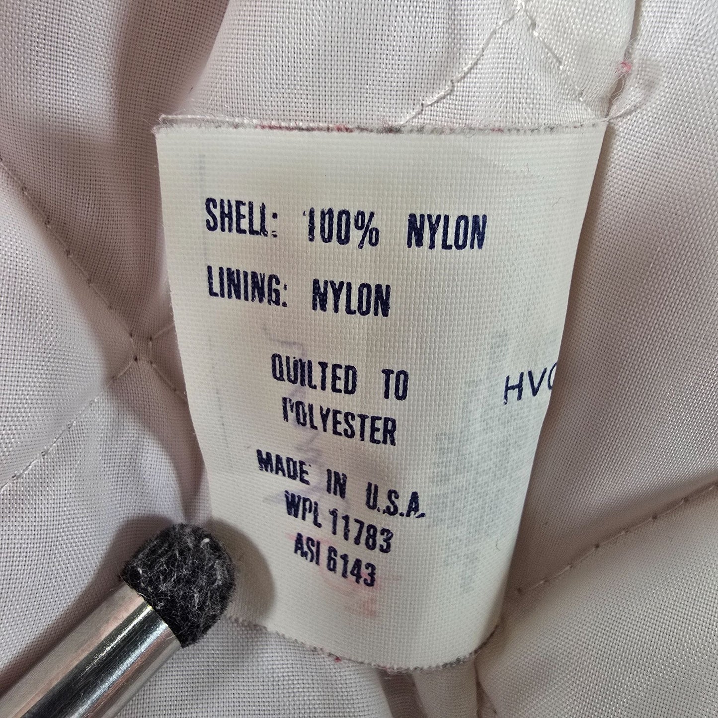 Vintage 1970s Gus Doerner Sports South Knox Spartans Satin Bomber Jacket (XL)