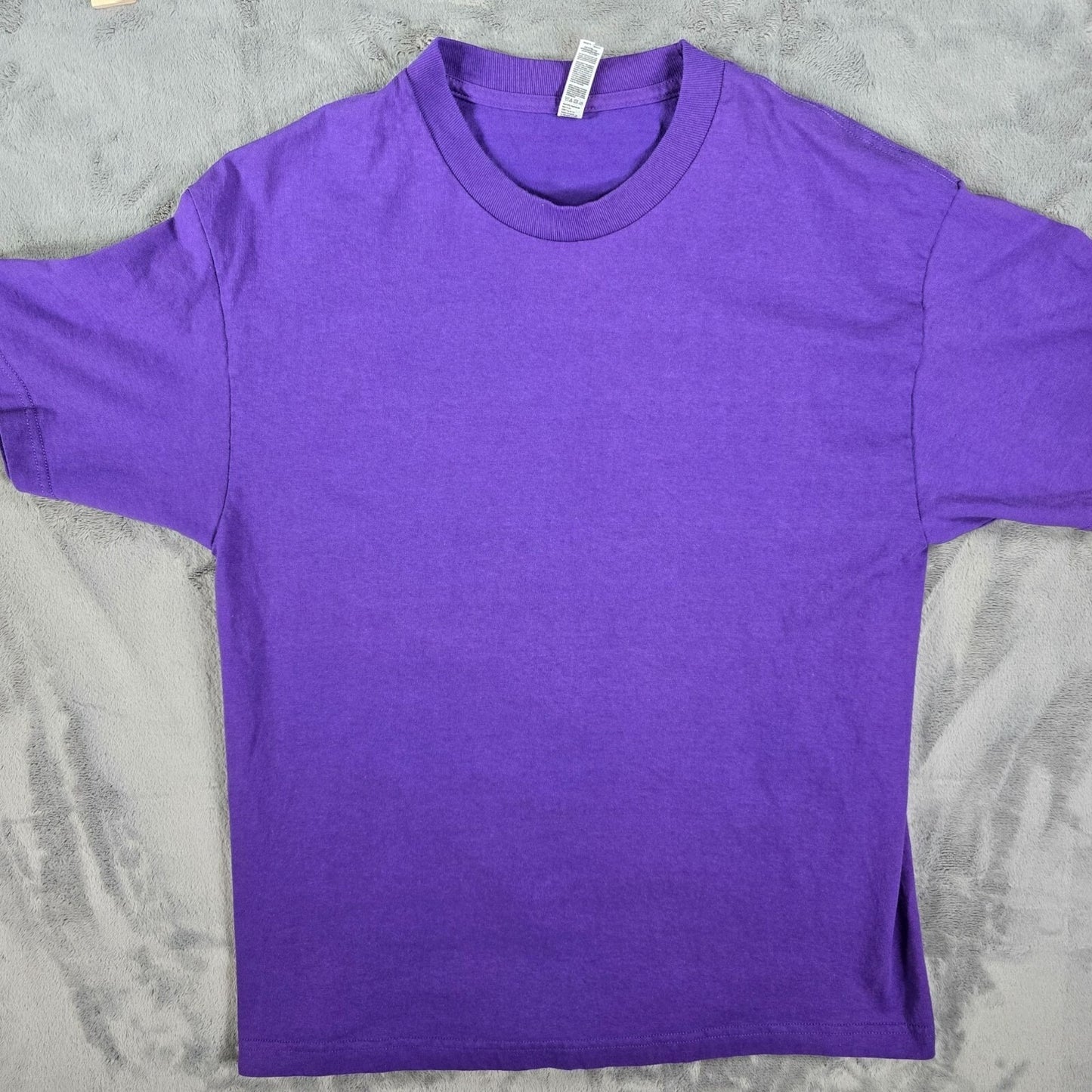 Purple Alstyle Back Graphic "Born to Be Free" Semitruck and Stripper T-Shirt (L)