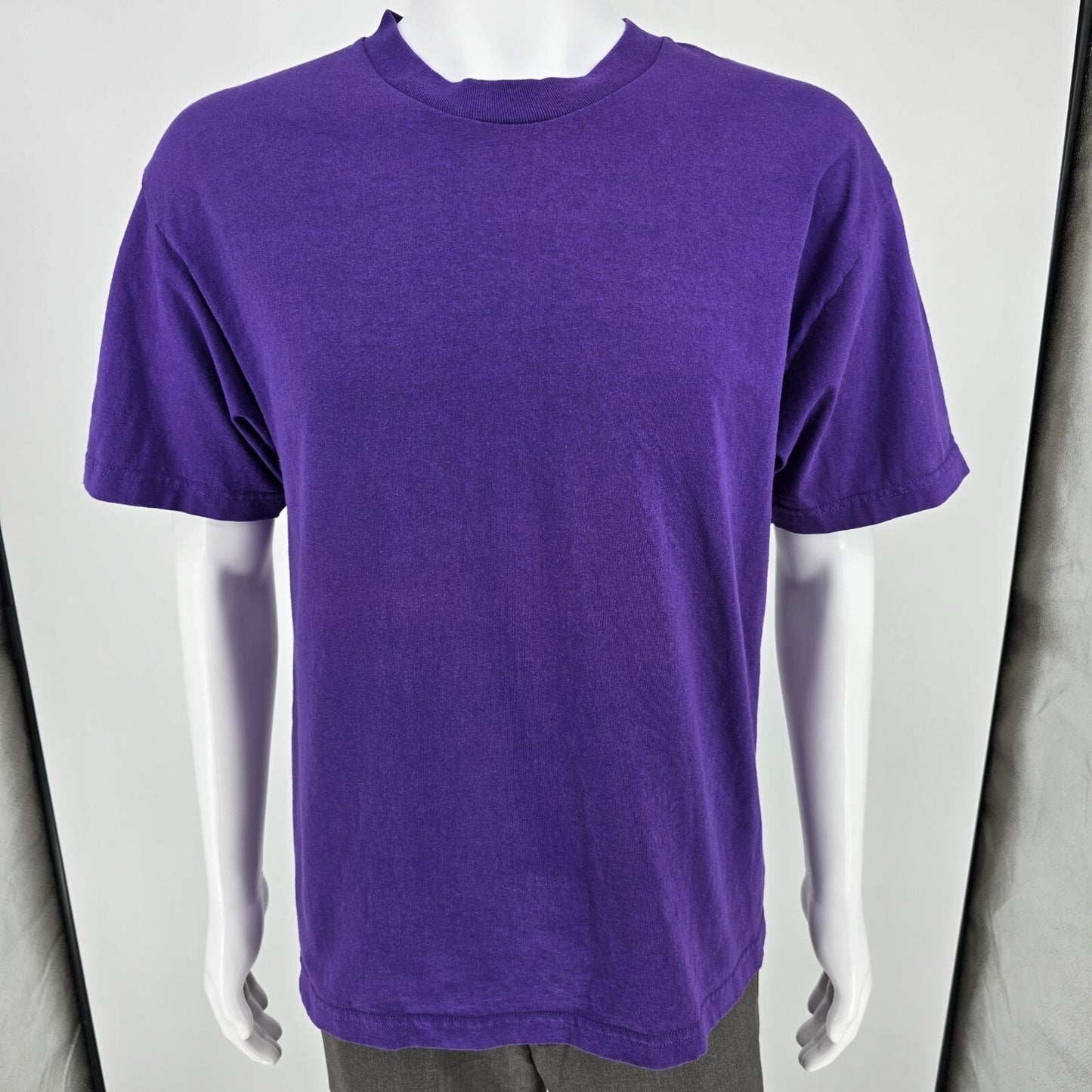 Purple Alstyle Back Graphic "Born to Be Free" Semitruck and Stripper T-Shirt (L)