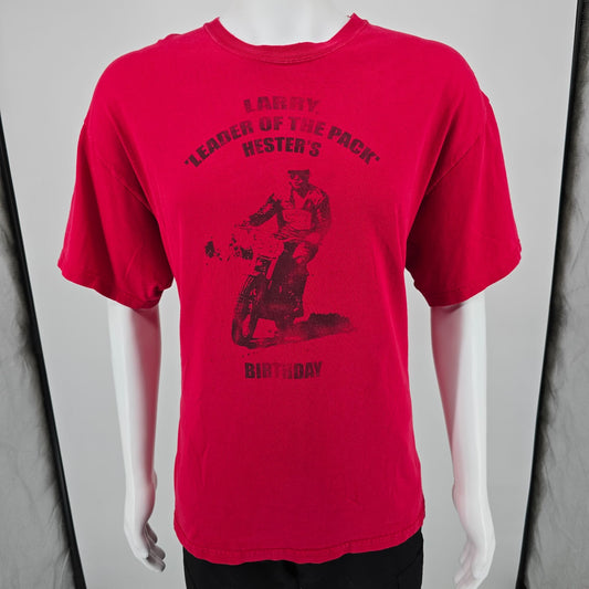 2000s Hanes Heavyweight Larry "Leader Of The Pack" Hester's Birthday T-Shirt -XL