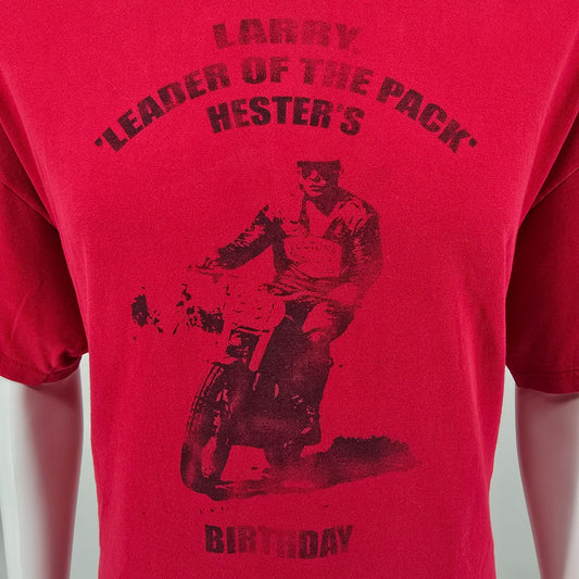 2000s Hanes Heavyweight Larry "Leader Of The Pack" Hester's Birthday T-Shirt -XL