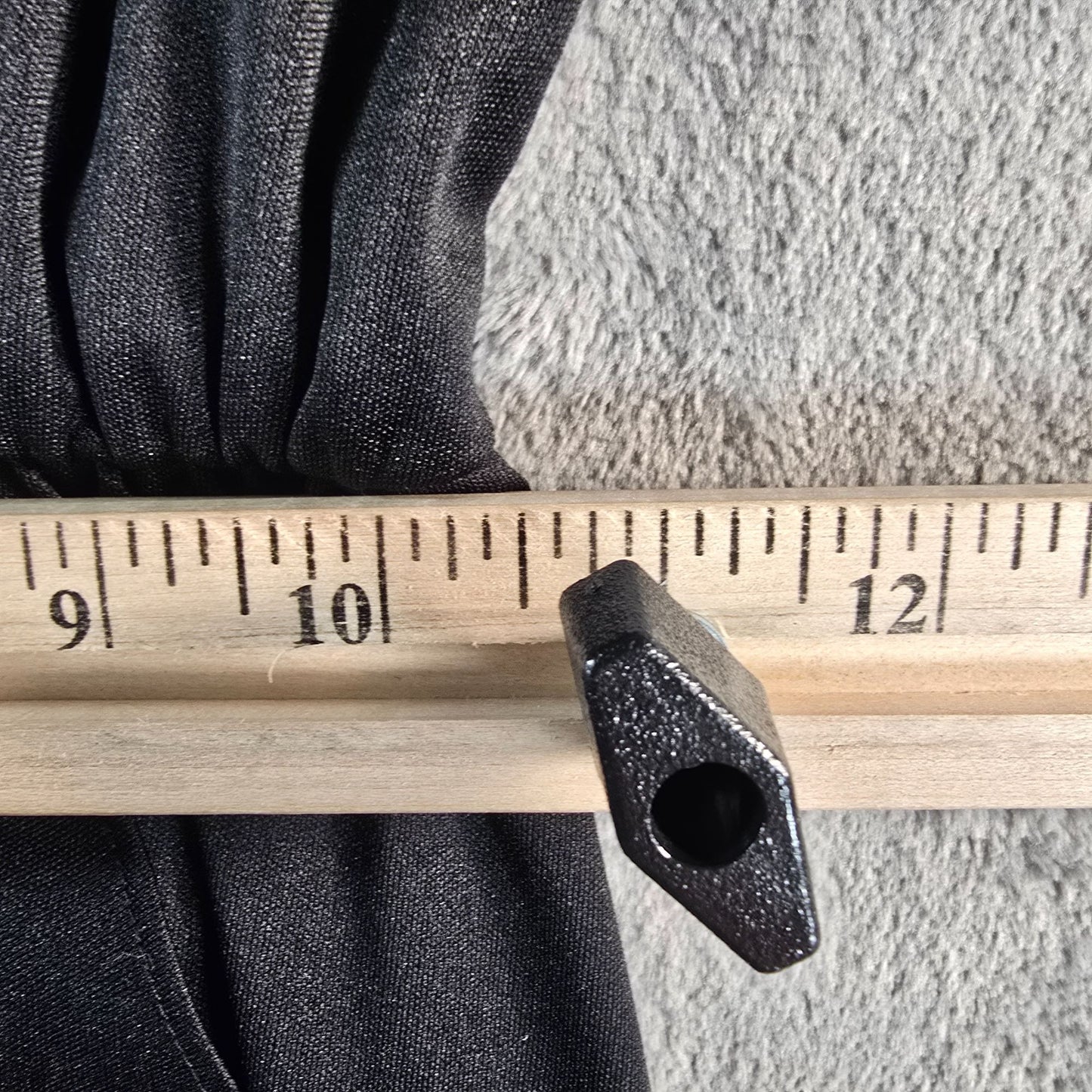 Vintage 1980s Alison Peters Black Long Sleeve Faux Wrap Midi Dress (Small)