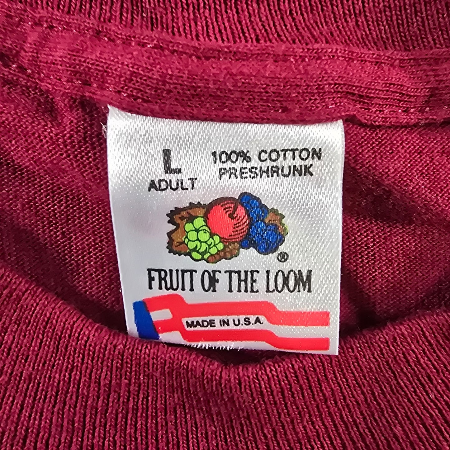 Vintage 1990s Fruit of the Loom Breakthrough July 20.1993 09:27 AM T-Shirt (L)