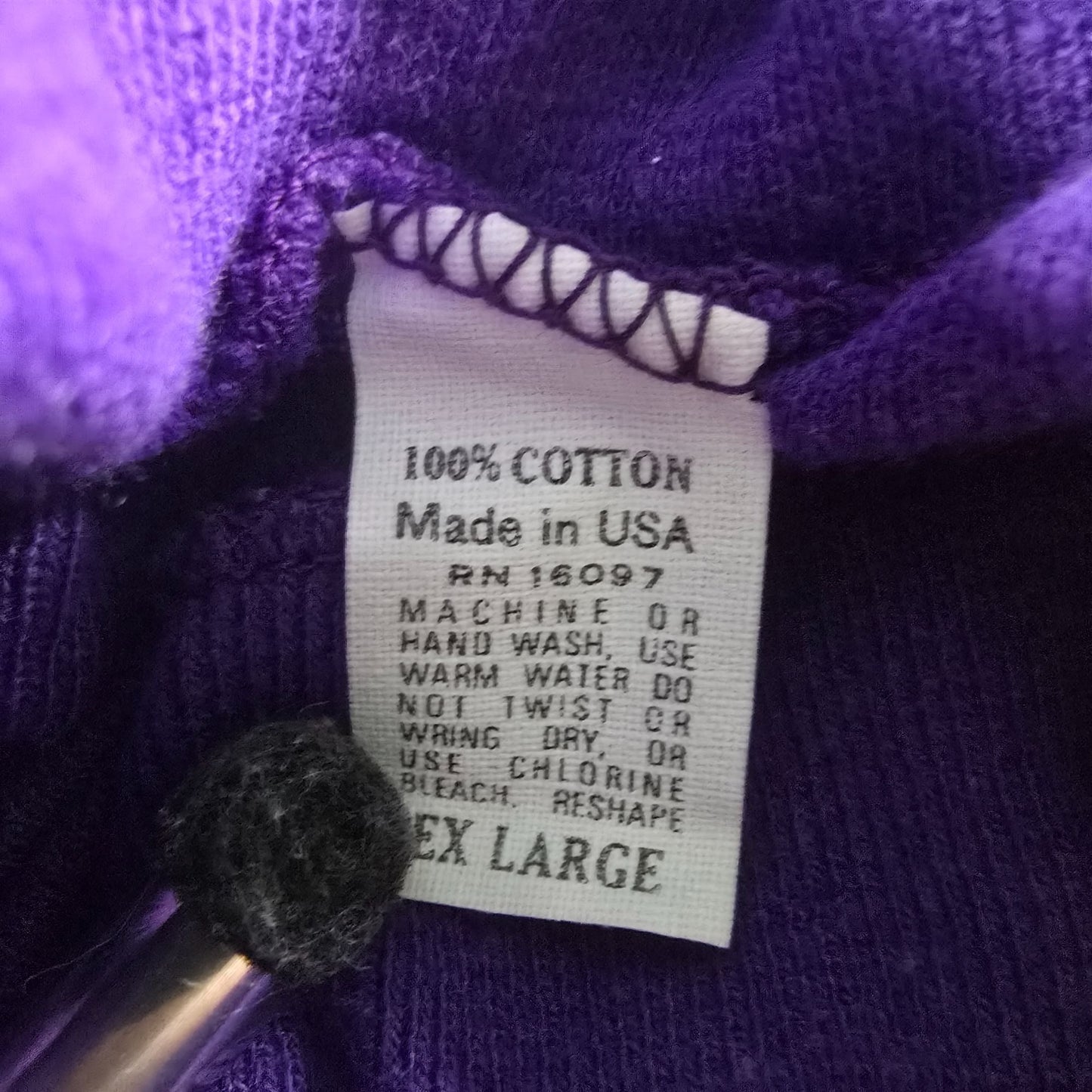 Vintage 1990s Mesa High School Jackrabbit Basketball Purple Turtleneck (L)
