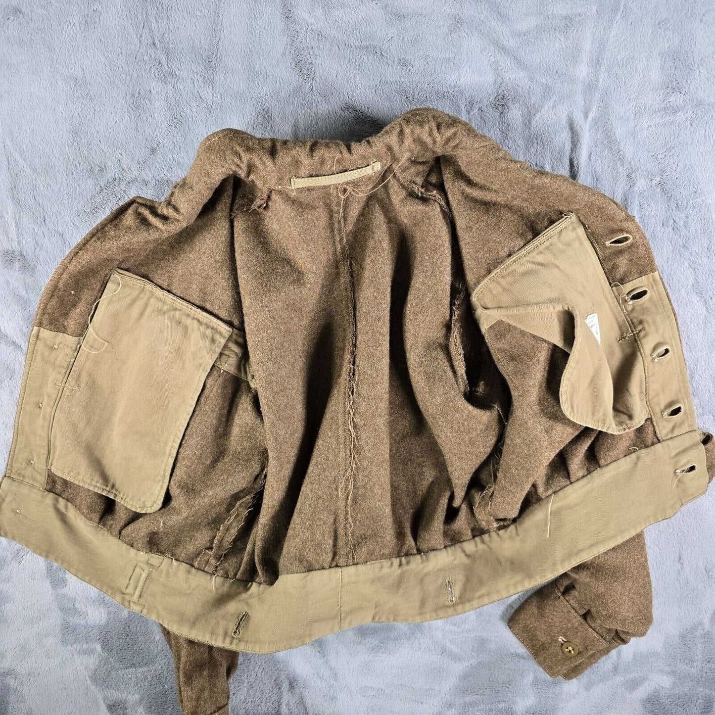 Vintage Montague Burton Battledress 1949 Pattern British Military Jacket (XS)
