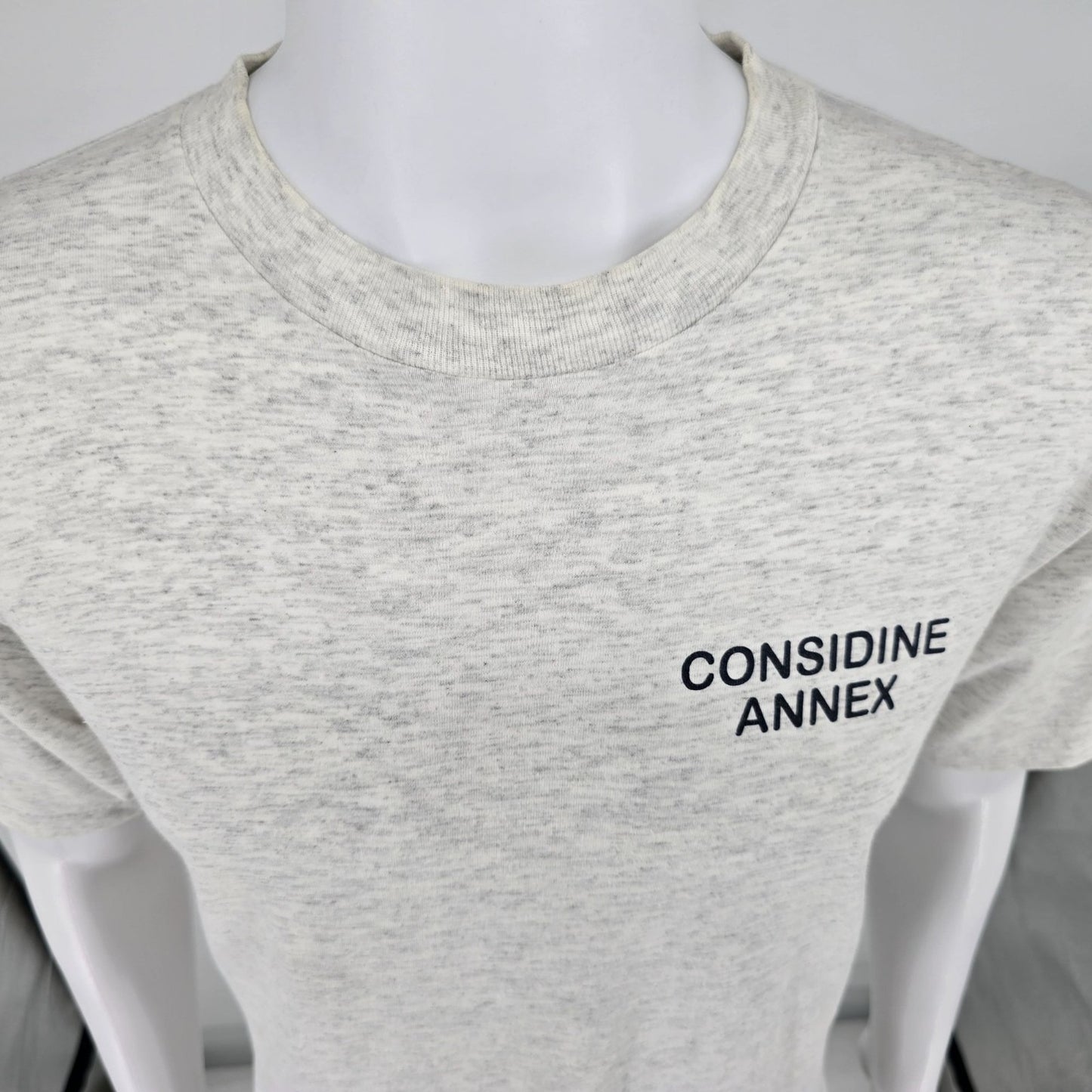 Vintage 1990s Oneita Considine Annex Akron Ohio Gray Single Stitch T-Shirt (M/L)