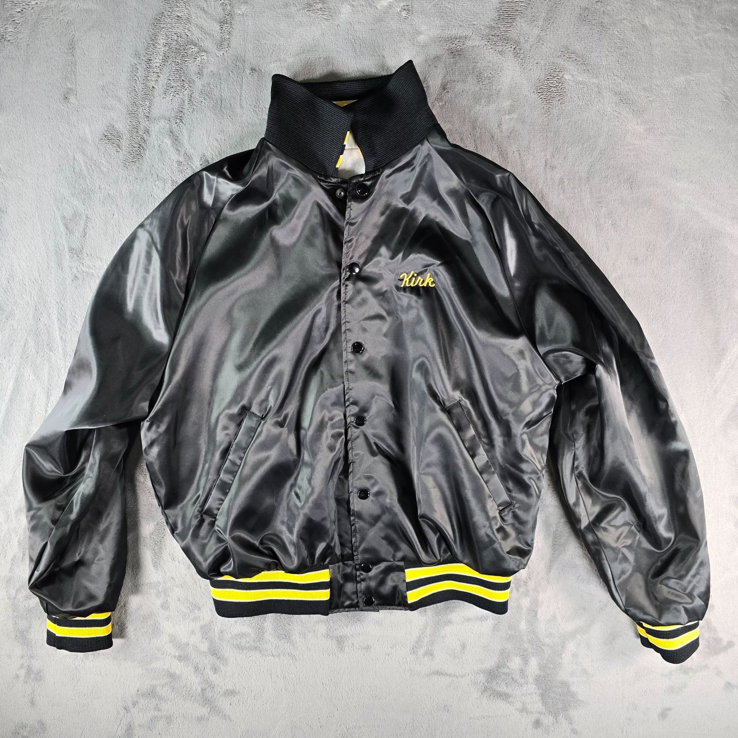 Vintage 1990s Hilton Active Apparel "Kirk" Killer Bees Soccer Nylon Jacket (L)