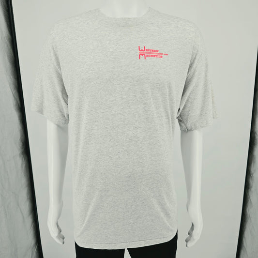 Vintage 1990s Hanes Western Magnetics Corp Rainbow Laundry #32 T-Shirt (XL)