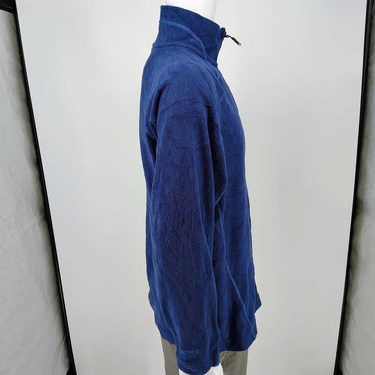 Mountain Hardwear Mens Polartec Classic 1/4 Zip Blue Fleece Pullover (L)