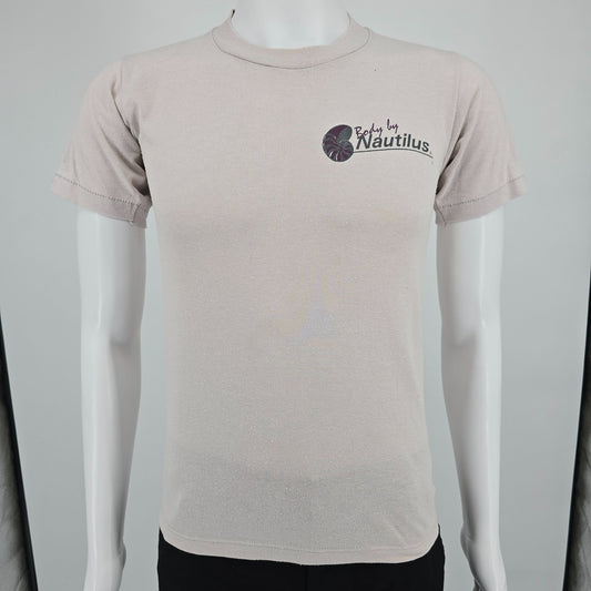 Vintage 1980s Jerzees by Russell Body by Nautilus Gym/Fitness T-Shirt (S)