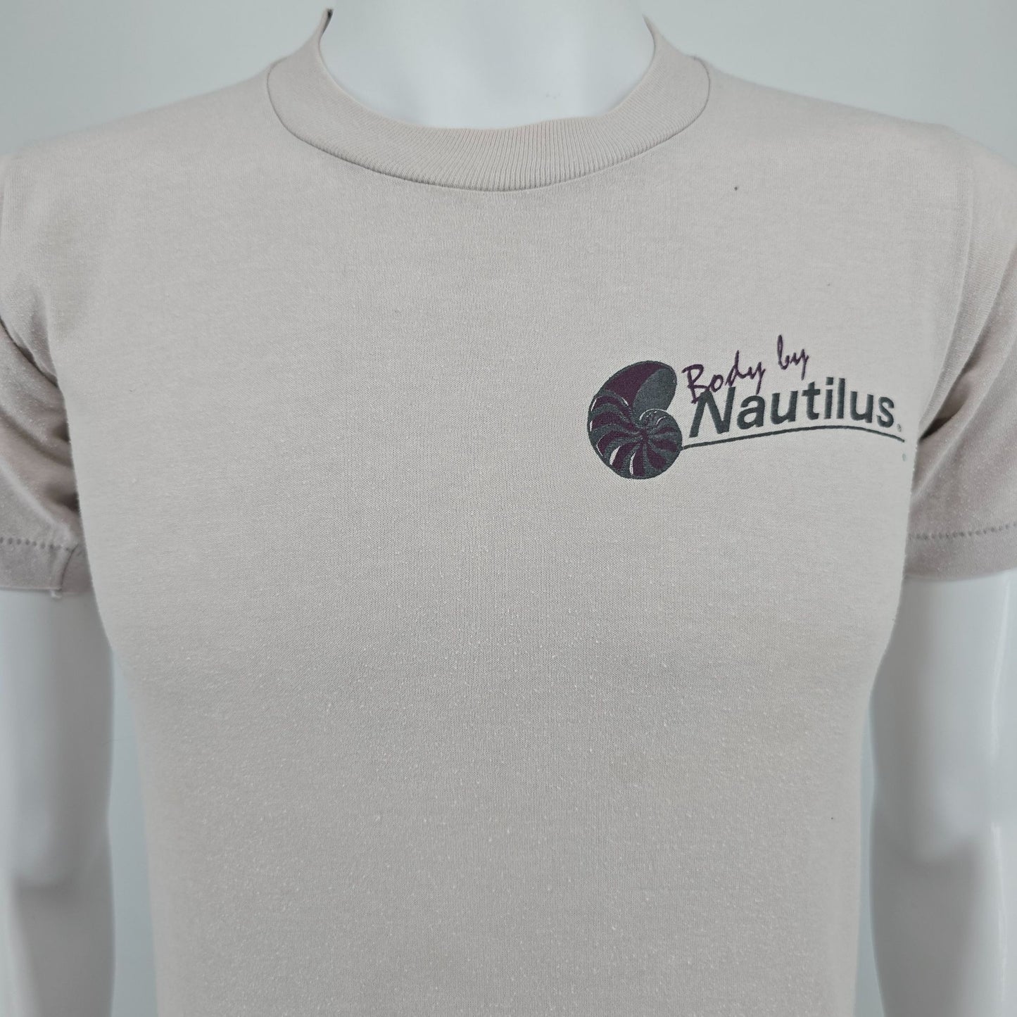 Vintage 1980s Jerzees by Russell Body by Nautilus Gym/Fitness T-Shirt (S)