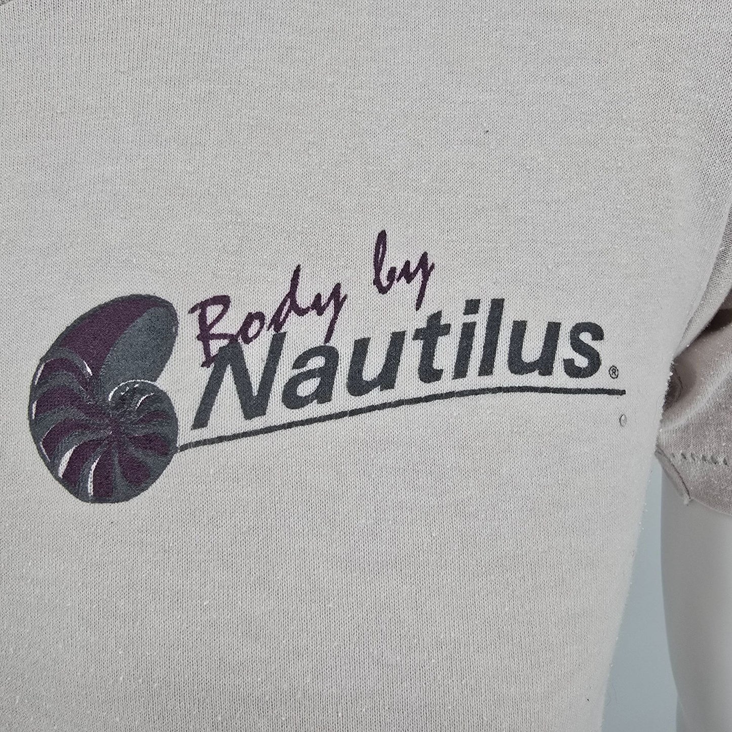 Vintage 1980s Jerzees by Russell Body by Nautilus Gym/Fitness T-Shirt (S)
