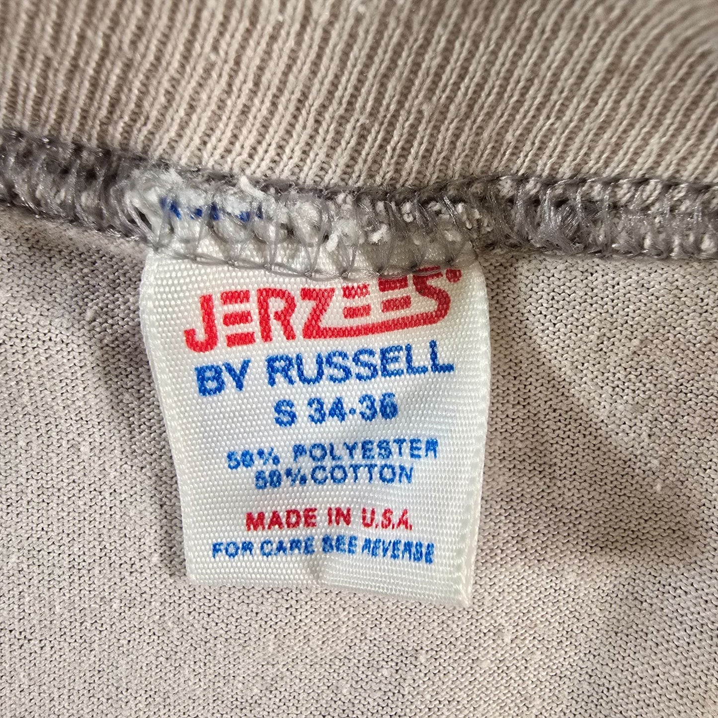 Vintage 1980s Jerzees by Russell Body by Nautilus Gym/Fitness T-Shirt (S)