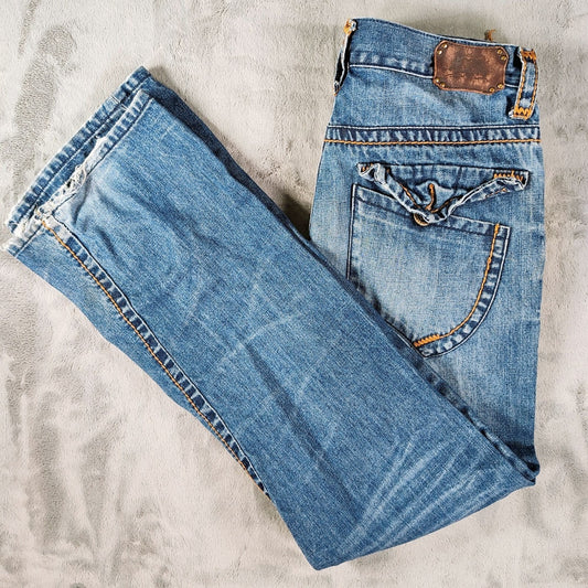 Baileys Point Black Label Men's Blue Jeans Size 32x32 Denim 100% Cotton
