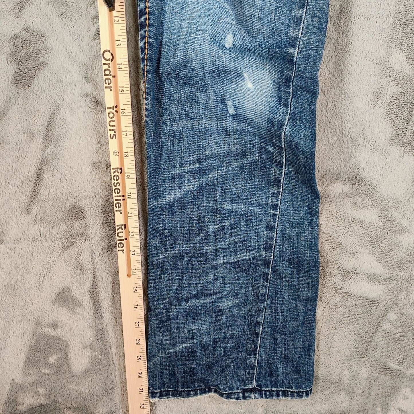 Baileys Point Black Label Men's Blue Jeans Size 32x32 Denim 100% Cotton