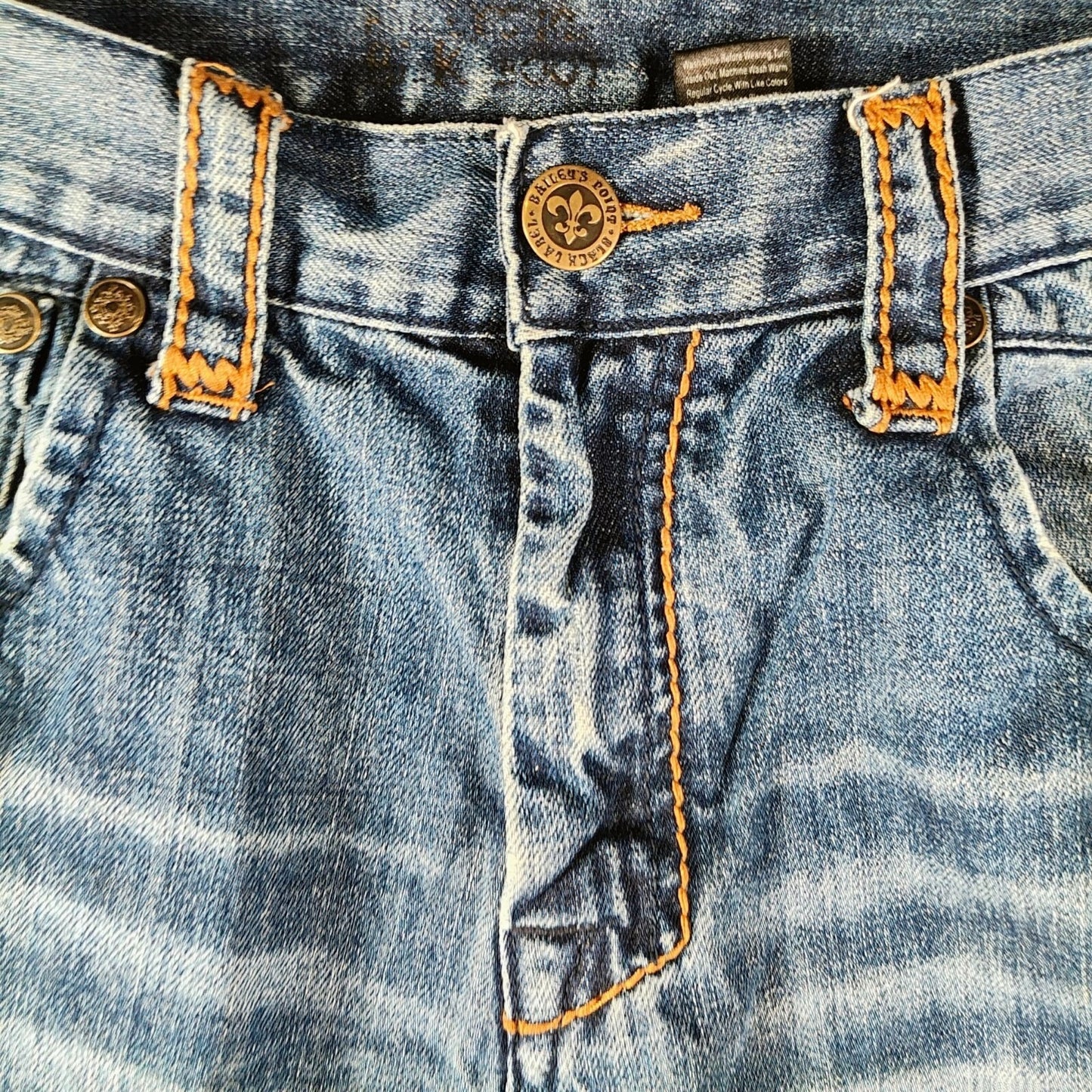 Baileys Point Black Label Men's Blue Jeans Size 32x32 Denim 100% Cotton