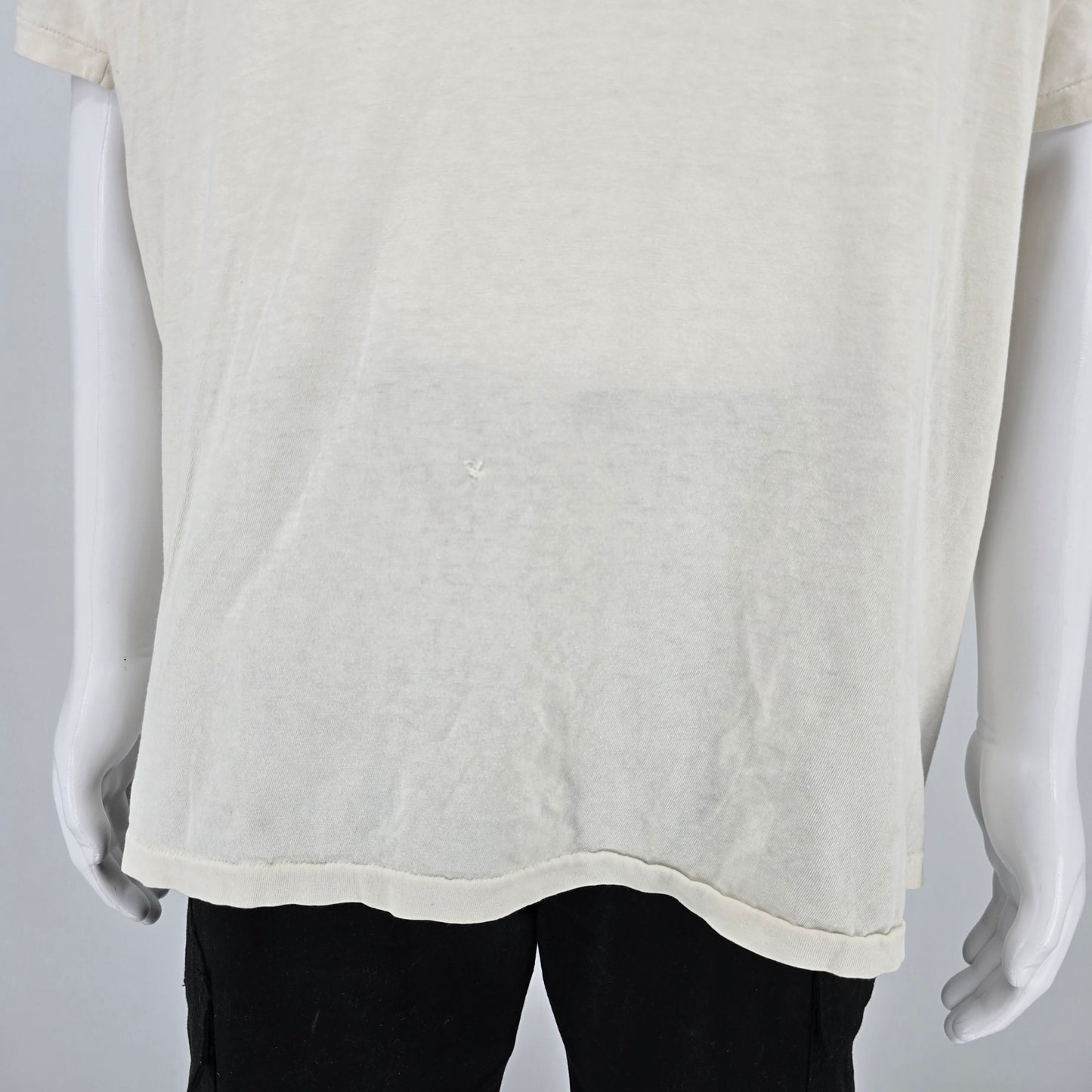 Vintage Late 1990s Stafford Relaxed Fit V-Neck Blank T-Shirt/Undershirt (XL)