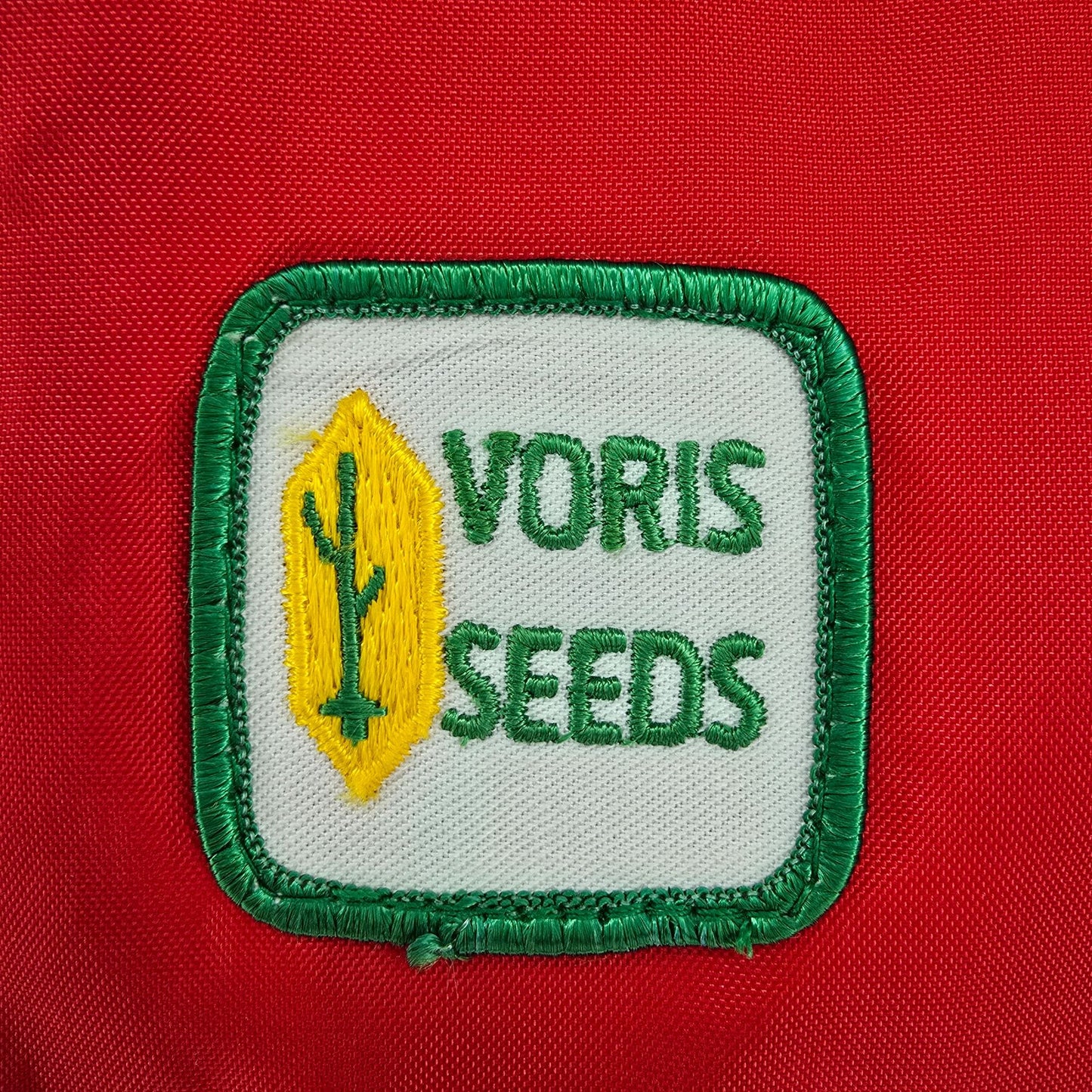 Vintage 1970s Gem Sportswear Voris Seeds Four Leaf Clover Farm Coach Jacket (L)