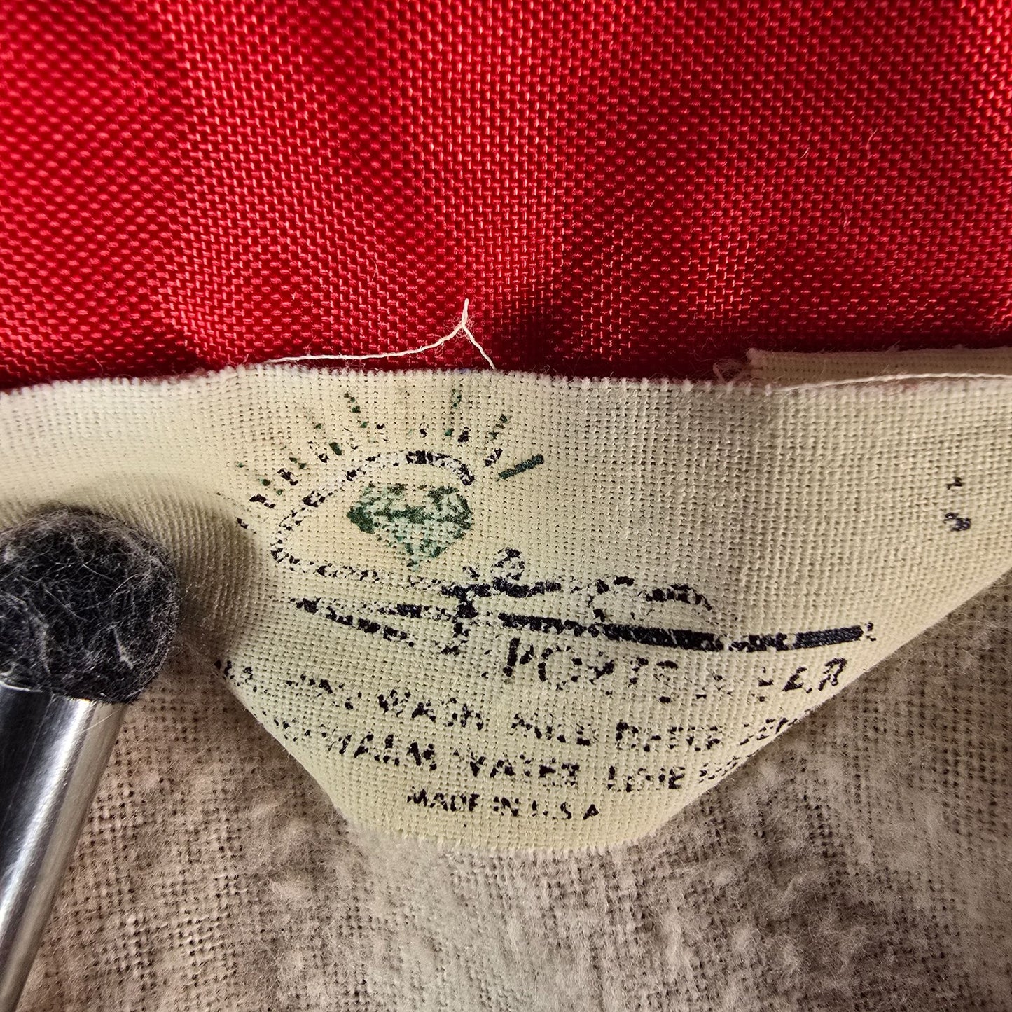 Vintage 1970s Gem Sportswear Voris Seeds Four Leaf Clover Farm Coach Jacket (L)