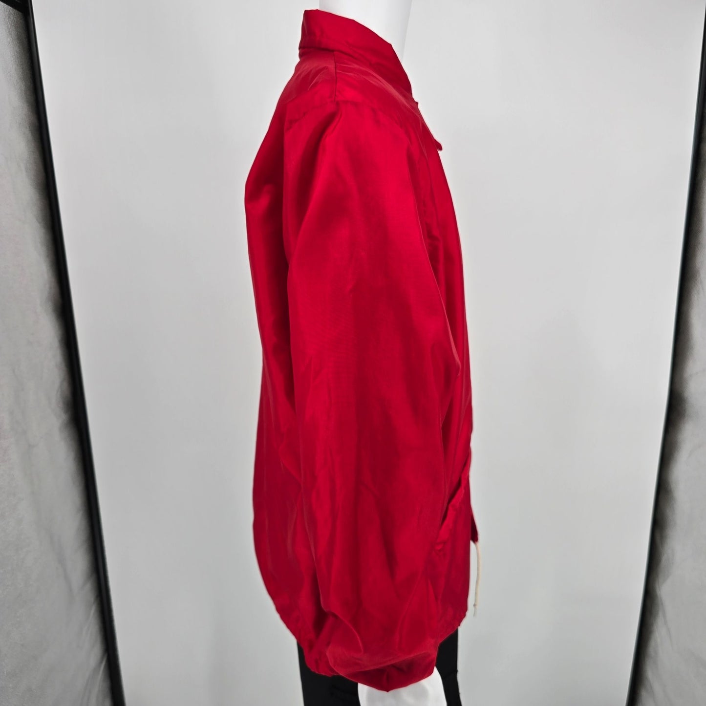 Vintage 1970s Gem Sportswear Voris Seeds Four Leaf Clover Farm Coach Jacket (L)