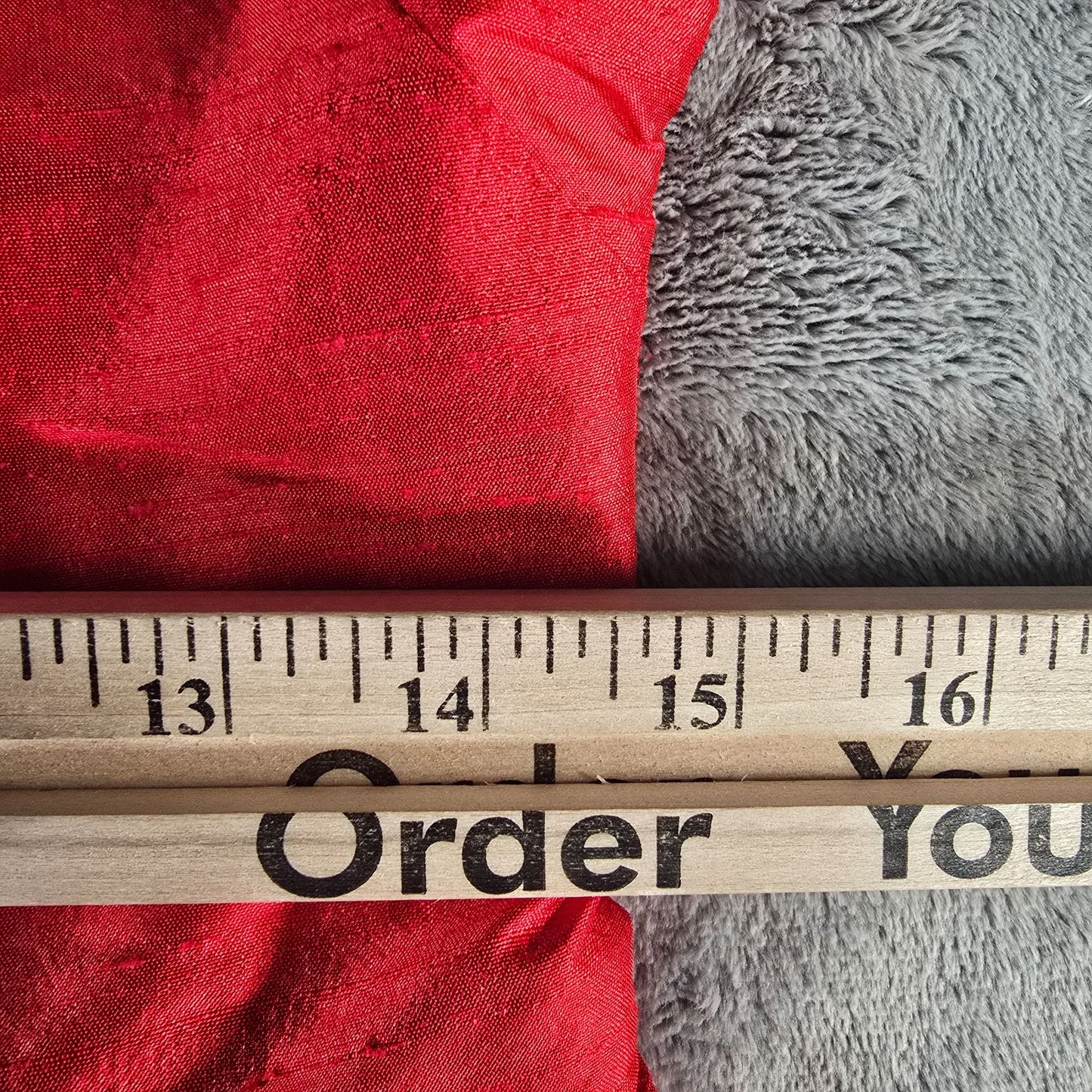 Vintage 1980s Red Shantung 50s-Style Cap Sleeve Cocktail/Sheath Wiggle Dress (M)