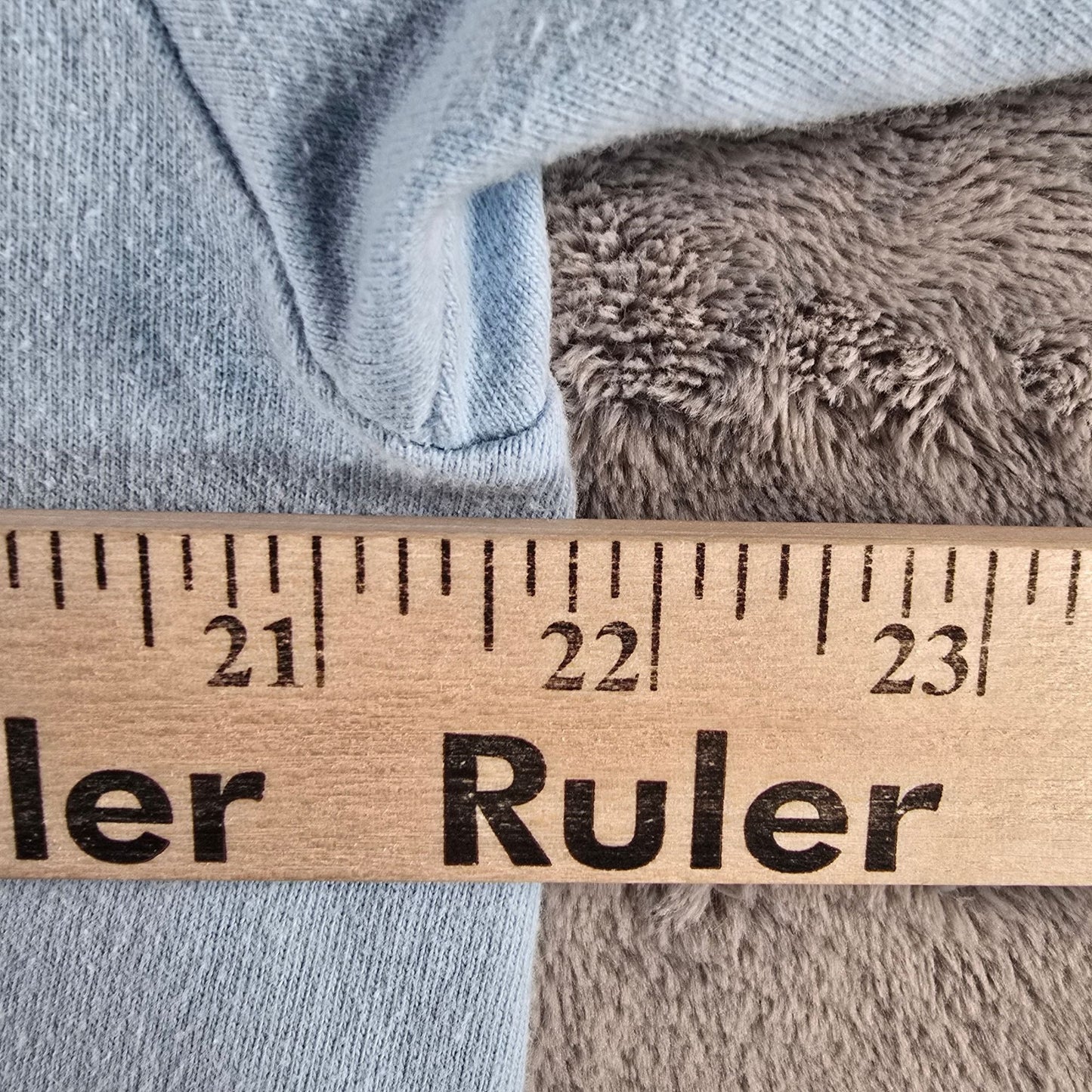 Vintage 1990s Hanes Beefy-T Light Blue Grand Hotel Mackinac Island Shirt (L)