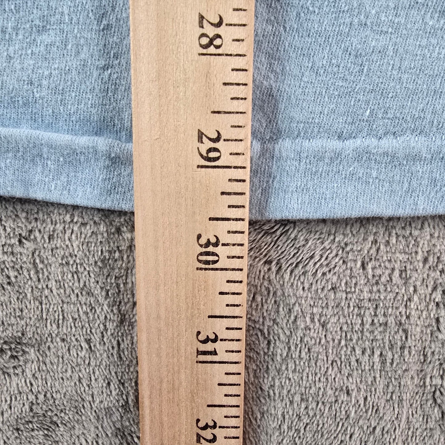 Vintage 1990s Hanes Beefy-T Light Blue Grand Hotel Mackinac Island Shirt (L)