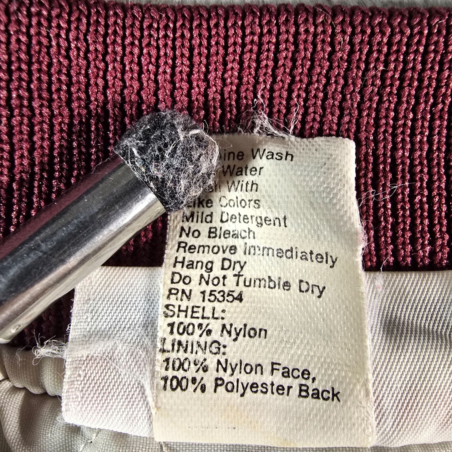 Vintage 1980s Hartwell College of the Ozarks Bobcats Satin Bomber Jacket (L)