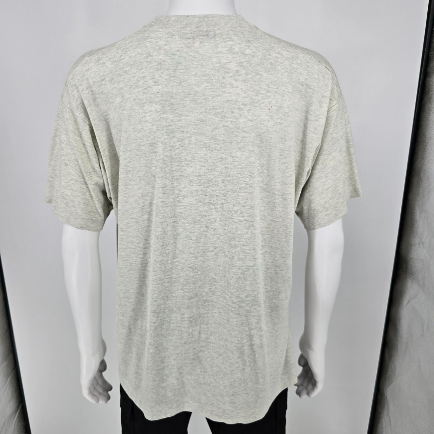 Distressed Vintage 1990s New Hampshire "I Brake For Moose" Graphic T-Shirt (XL)