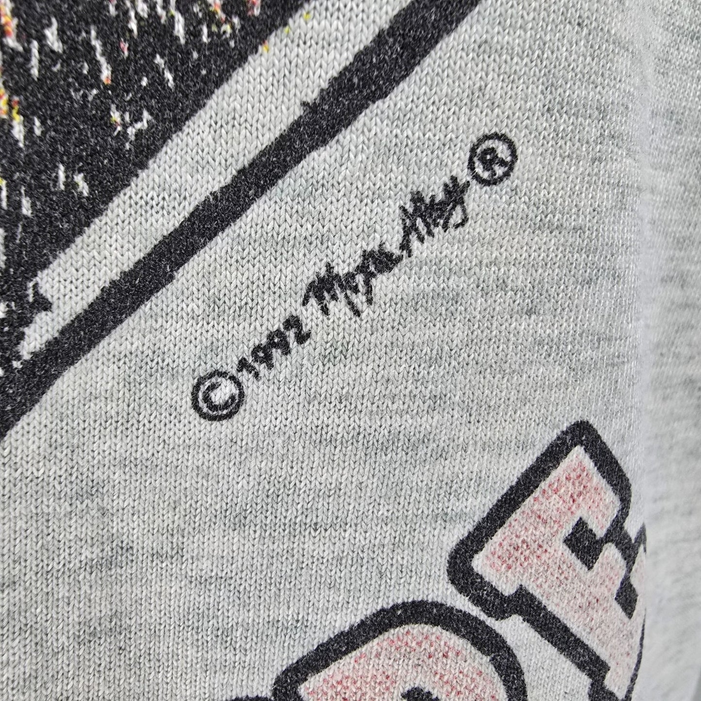 Distressed Vintage 1990s New Hampshire "I Brake For Moose" Graphic T-Shirt (XL)