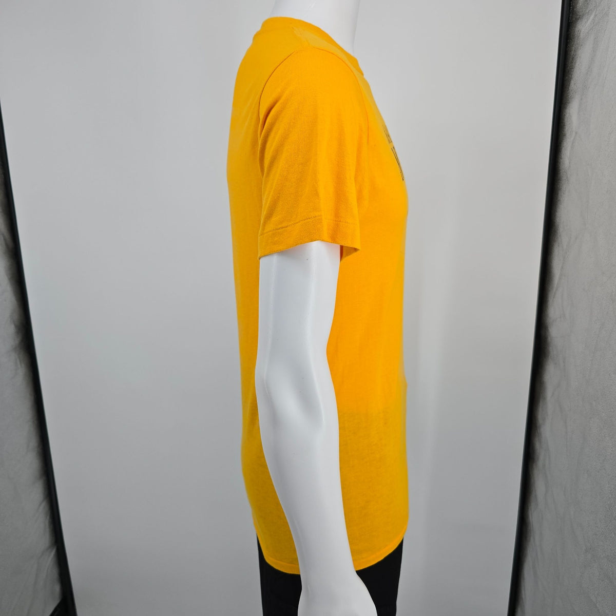 Vintage 1980s Anvil Golden Yellow "Make it with Myers's Rums" Promo Shirt (S)