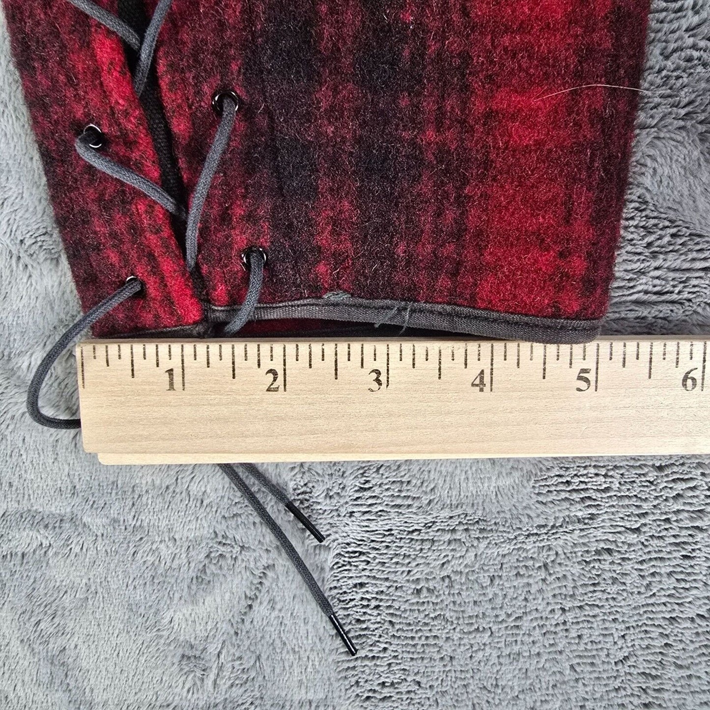 Vintage 1953 Woolrich Red & Black Buffalo Plaid Wool Hunting Pants (32x27)