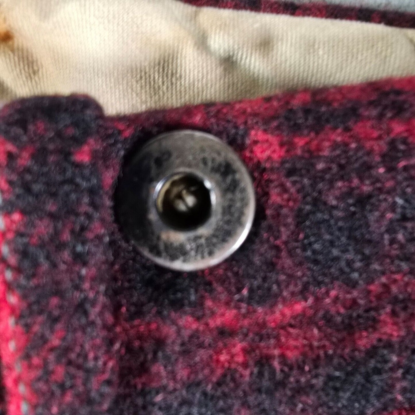 Vintage 1953 Woolrich Red & Black Buffalo Plaid Wool Hunting Pants (32x27)