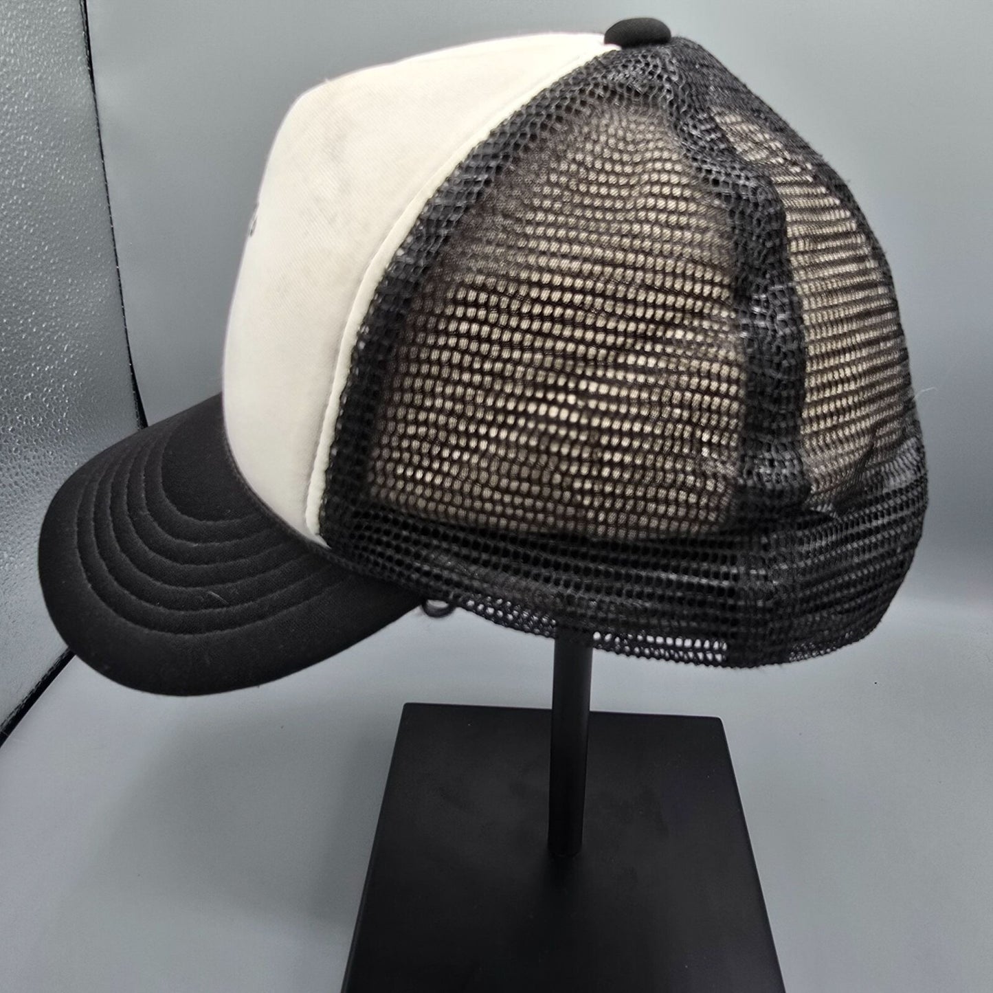 Distressed Legoland California Black & White Snapback Youth Size Trucker Hat