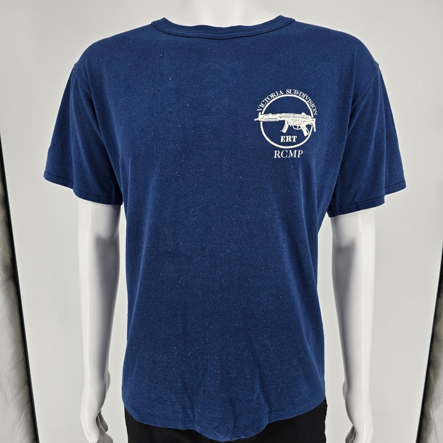 Vintage 1980s Penmans RCMP ERT Victoria Sub-Division Mounties T-Shirt (L/XL)