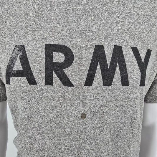 Distressed Vintage 1990s U.S. Army Physical Fitness Uniform (PFU) T-Shirt (L)