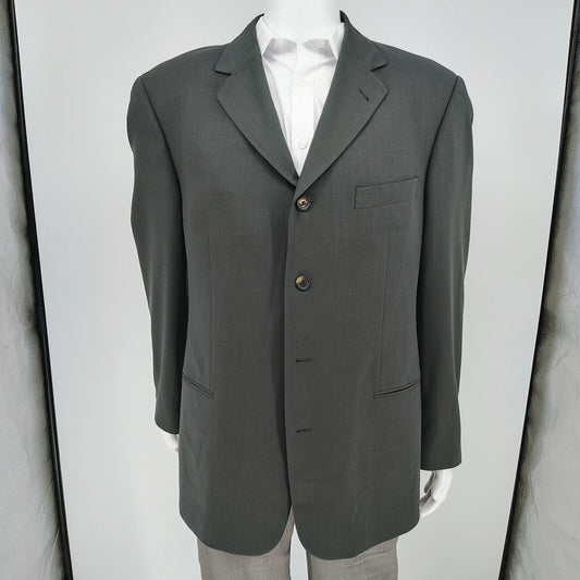 Boss Hugo Boss Dark Green/Gray Sokrates/Sigma Suit Jacket (42R) *FLAW*