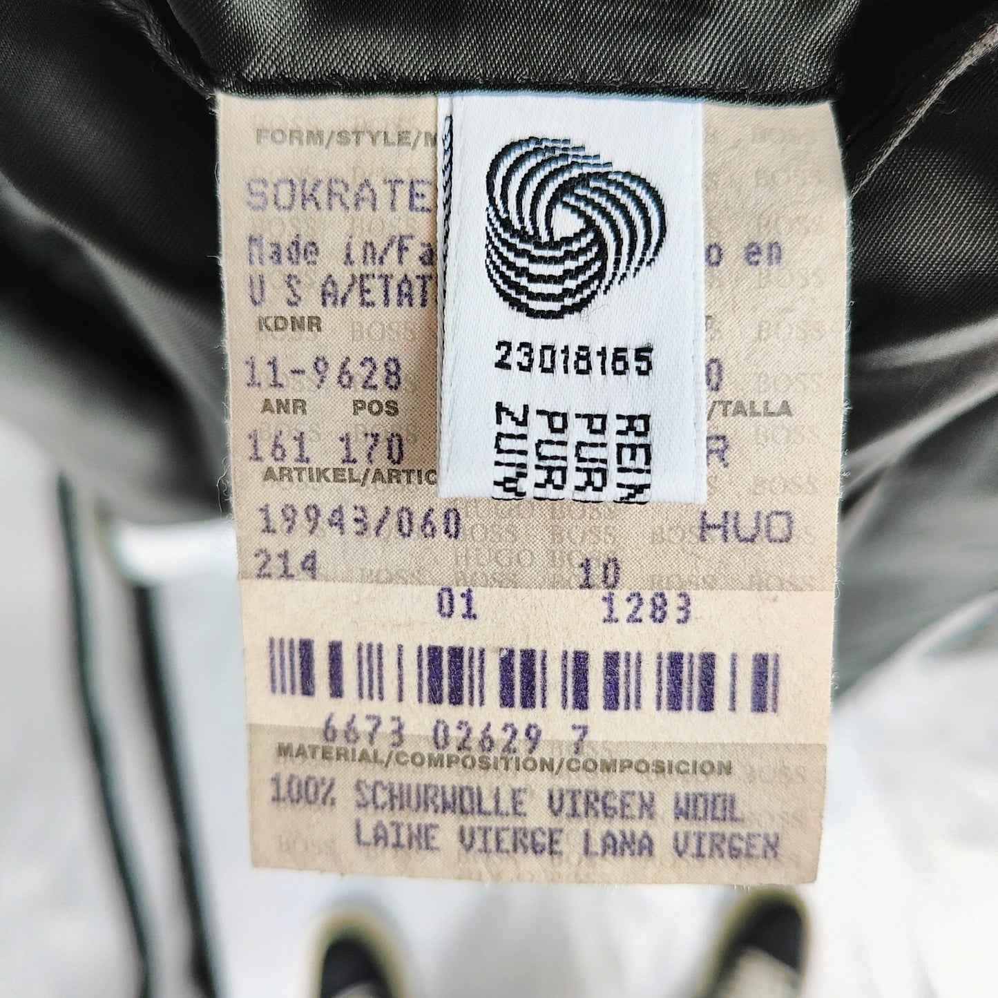 Boss Hugo Boss Dark Green/Gray Sokrates/Sigma Suit Jacket (42R) *FLAW*