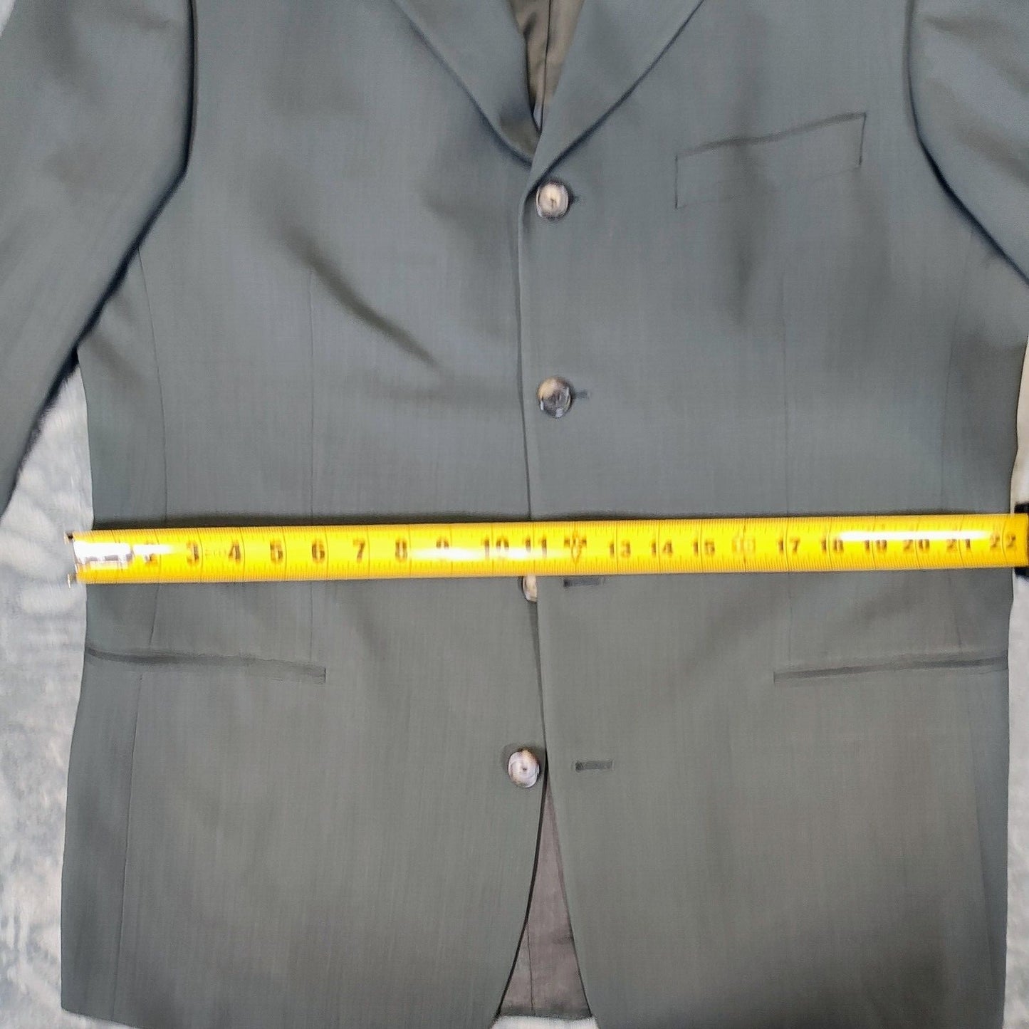 Boss Hugo Boss Dark Green/Gray Sokrates/Sigma Suit Jacket (42R) *FLAW*