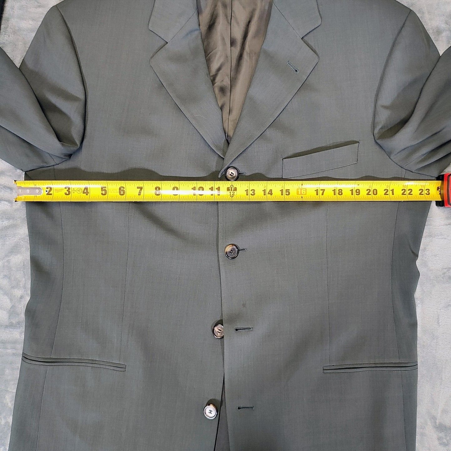 Boss Hugo Boss Dark Green/Gray Sokrates/Sigma Suit Jacket (42R) *FLAW*