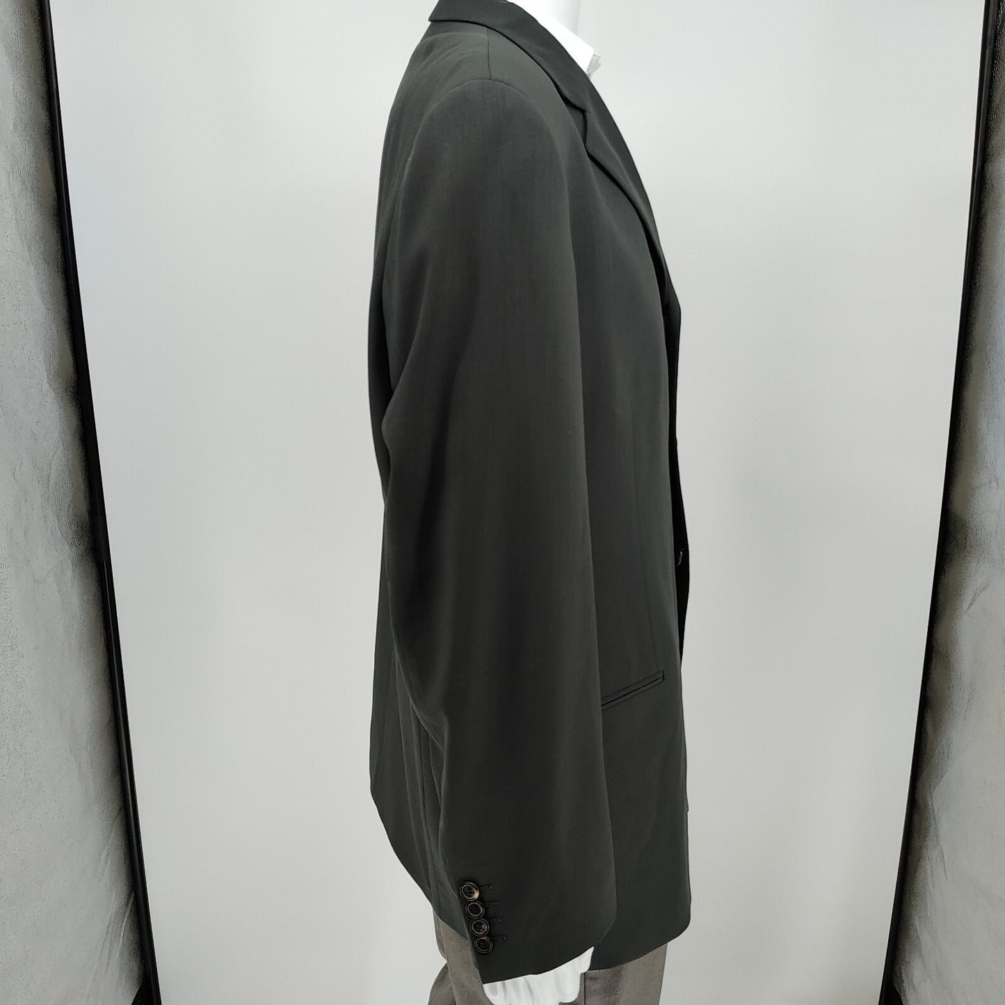 Boss Hugo Boss Dark Green/Gray Sokrates/Sigma Suit Jacket (42R) *FLAW*