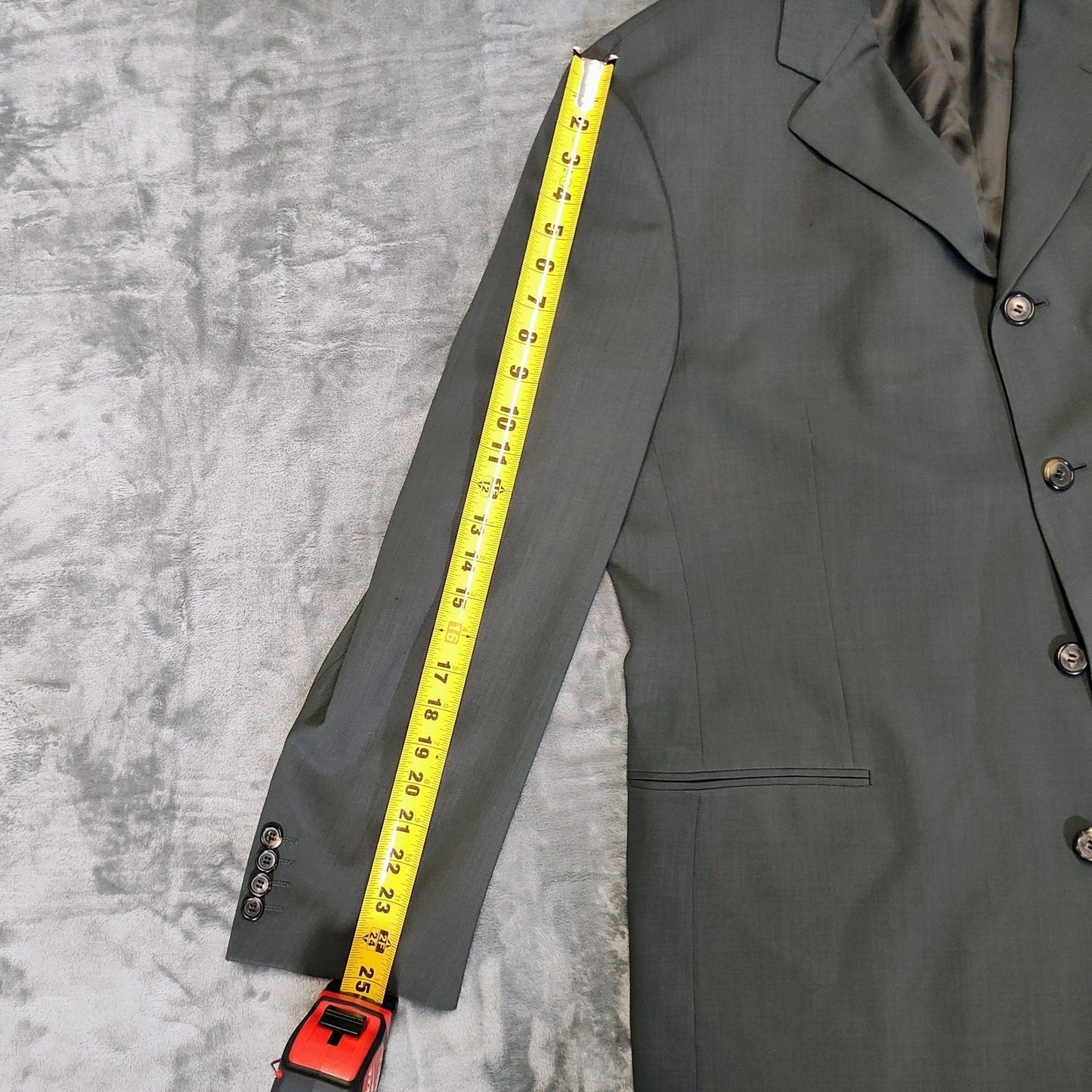 Boss Hugo Boss Dark Green/Gray Sokrates/Sigma Suit Jacket (42R) *FLAW*