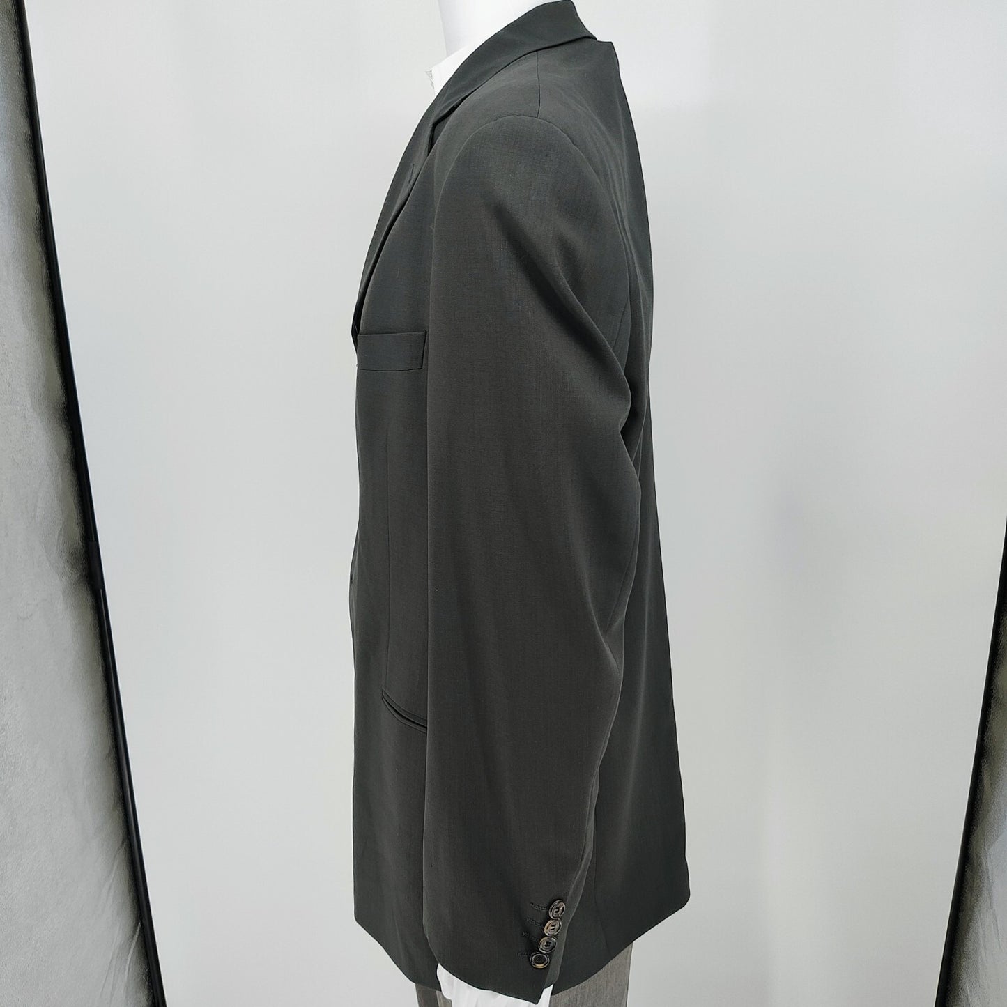 Boss Hugo Boss Dark Green/Gray Sokrates/Sigma Suit Jacket (42R) *FLAW*