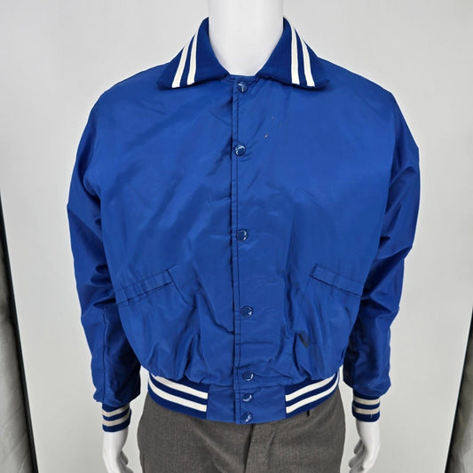 Vintage 1980s Windless Saint Mary's School Hackettstown Satin Bomber Jacket (M)