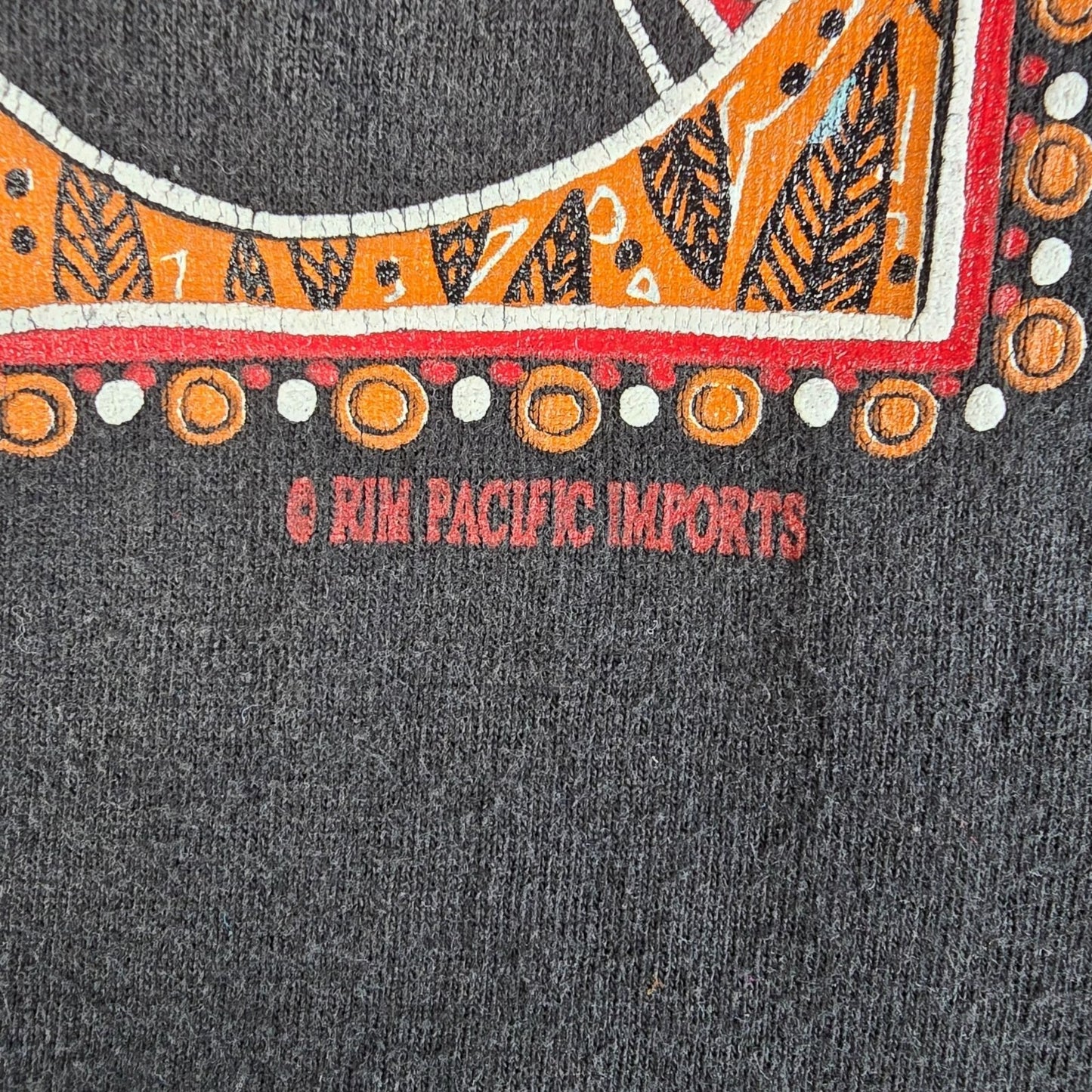 Vintage 1990s Outback Originals Tree Goannas Australia Aboriginal T-Shirt (XL)